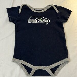 18M Seattle Seahawks Football onesie (distressed)